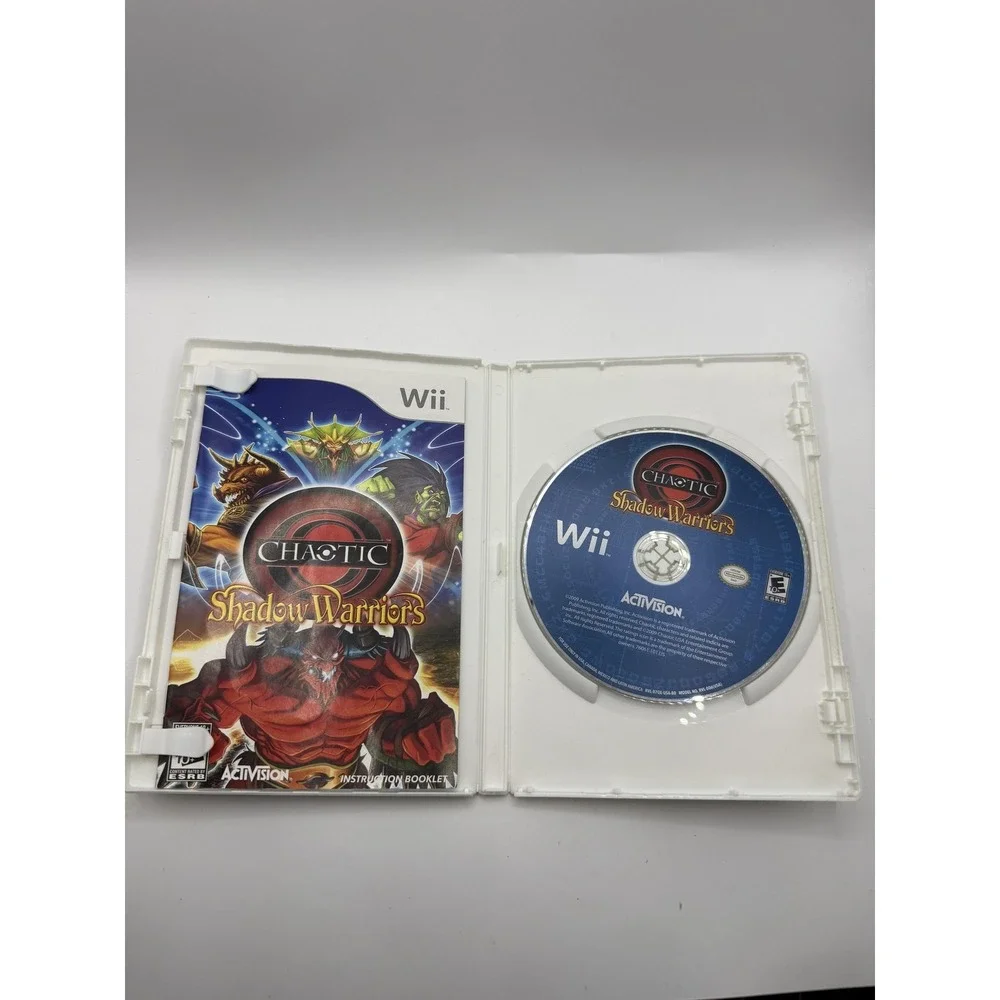 Chaotic Shadow Warriors Nintendo Wii Game Disc Complete CIB Tested Activision